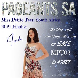 Miss Petite Teen South Africa 2021 Finalist : Izalda