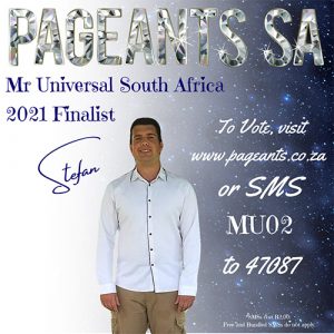 Mr Universal South Africa 2021 Finalist : Stefan