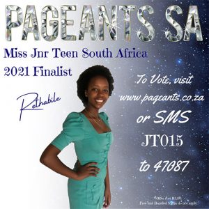 Miss Jnr Teen South Africa 2021 Finalist : Rethabile