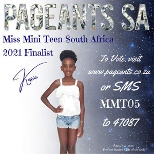 Miss Mini Teen South Africa 2021 Finalist : Kesia