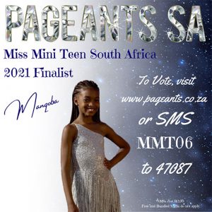 Miss Mini Teen South Africa 2021 Finalist : Manqoba