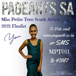 Miss Petite Teen South Africa 2021 Finalist : Yasmin