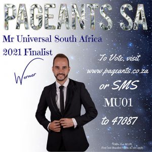 Mr Universal South Africa 2021 Finalist : Werner